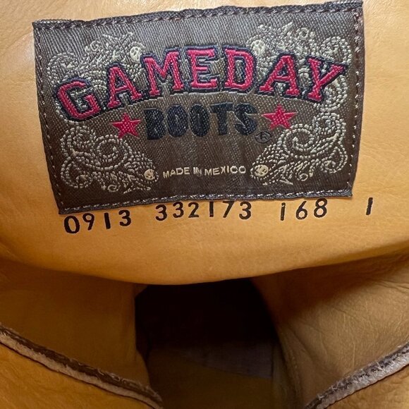 Game Day Boots Southern Illinois University Sulkis Distressed Leather Size 11B - Picture 4 of 14